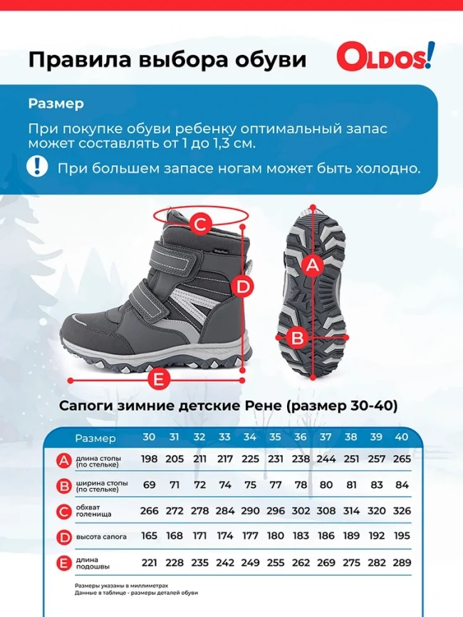 Сапоги OLDOS "Рене" AОAW24FW3T107 серый фото 2
