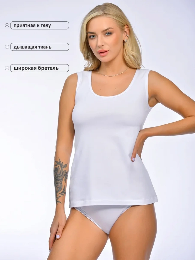 Майка жен Палада 86111 белый фото 6