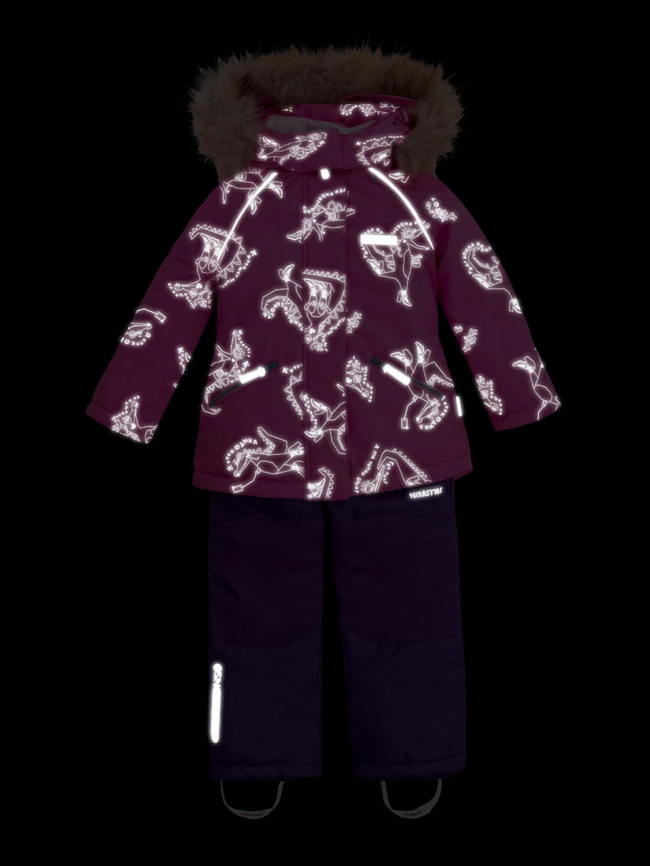 Костюм  NIKASTYLE 7з0823 розовый/черничный фото 6