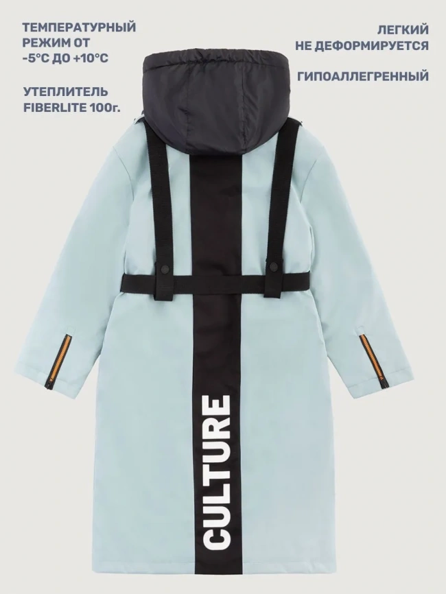 ПАЛЬТО NIKASTYLE  6м4423 эвкалипт фото 14