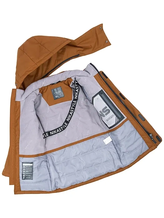 КУРТКА NIKASTYLE 4з3923  кэмел фото 11
