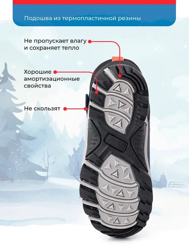 Сапоги OLDOS "Вадди" AОAW24FW3T101 синий фото 3
