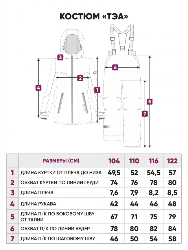 Костюм для девочек 2 spr23-010 бирюзовый фото 8